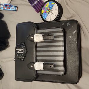 Wednesday backpack and coin purse bundle